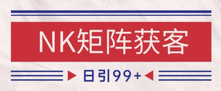 小红书某音NK赛道引流获客 自热矩阵日引200+【揭秘】-天星云网创