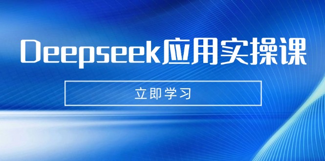 Deepseek应用实操课：AI制作数字妈妈、写真、短视频，辅导作业，PPT制作等-天星云网创