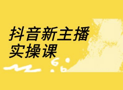 抖音新主播实操课，直播间流量运营线上实操课(18节)-天星云网创