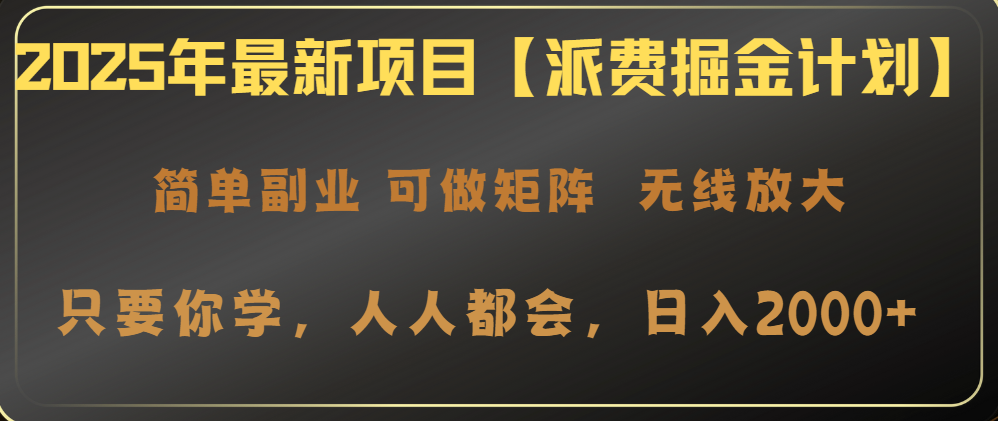 2025年最新项目【派费掘金计划】操作简单，日入2000+-天星云网创