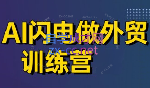 大卫·AI闪电做外贸训练营(更新5月)-天星云网创