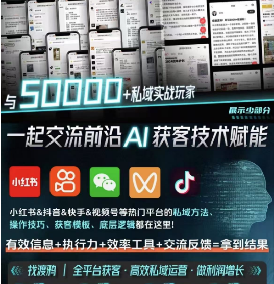 【渡鸦科技社】内部学习资料，私域流量入门指南-天星云网创