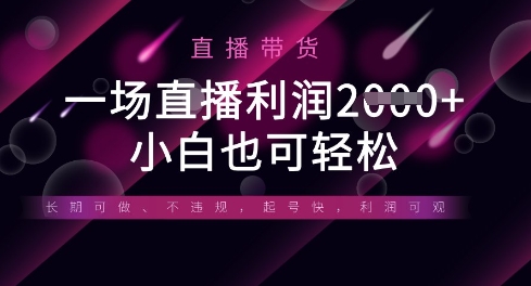 半无人直播带货，一场利润数张，适合所有平台玩法，小白也可轻松-天星云网创