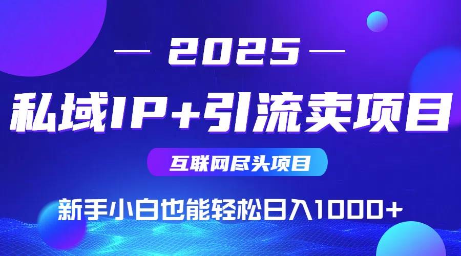 私域IP+卖项目，普通人小白也能轻松实现日入1000+-天星云网创