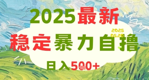 2025最新暴力自撸项目，日入5张+，可矩阵操作【揭秘】-天星云网创