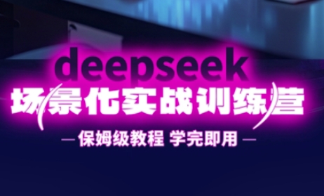 DeepSeek场景化实战训练营，保姆级教程，学完即用，手把手教你用DeepSeek提升效率-天星云网创