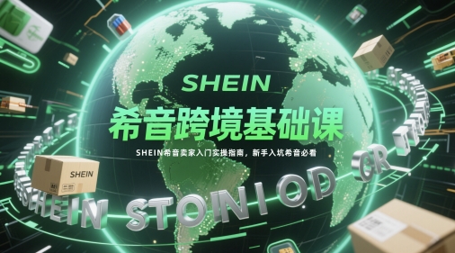 希音跨境基础课，SHEIN希音卖家入门实操指南，新手入坑希音必看-天星云网创