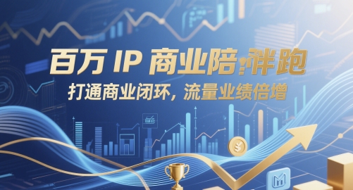 百万IP商业陪跑，打通商业闭环，流量业绩倍增-天星云网创