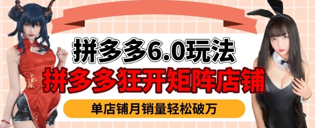 拼多多虚拟商品暴利6.0玩法，轻松实现月入过W-天星云网创
