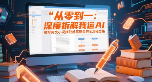 从零到一：深度拆解我运用AI撰写爽文小说挣取首笔稿费的全流程思路-天星云网创
