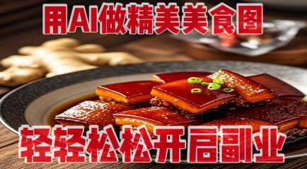 用AI做精美美食图，无需专业设备拍摄，轻轻松松开启副业-天星云网创