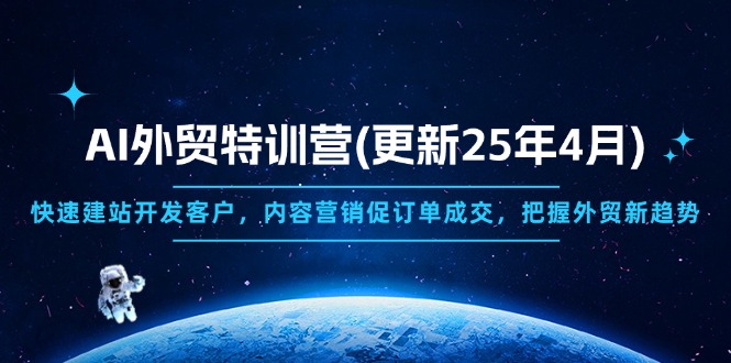 AI外贸特训营(更新25年4月-天星云网创