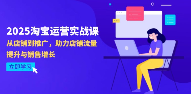 2025淘宝运营实战课-4月更新：从店铺到推广，助力店铺流量提升与销售增长-天星云网创