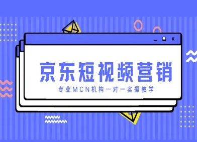 京东短视频营销项目，专业MCN机构一对一实操教学-天星云网创