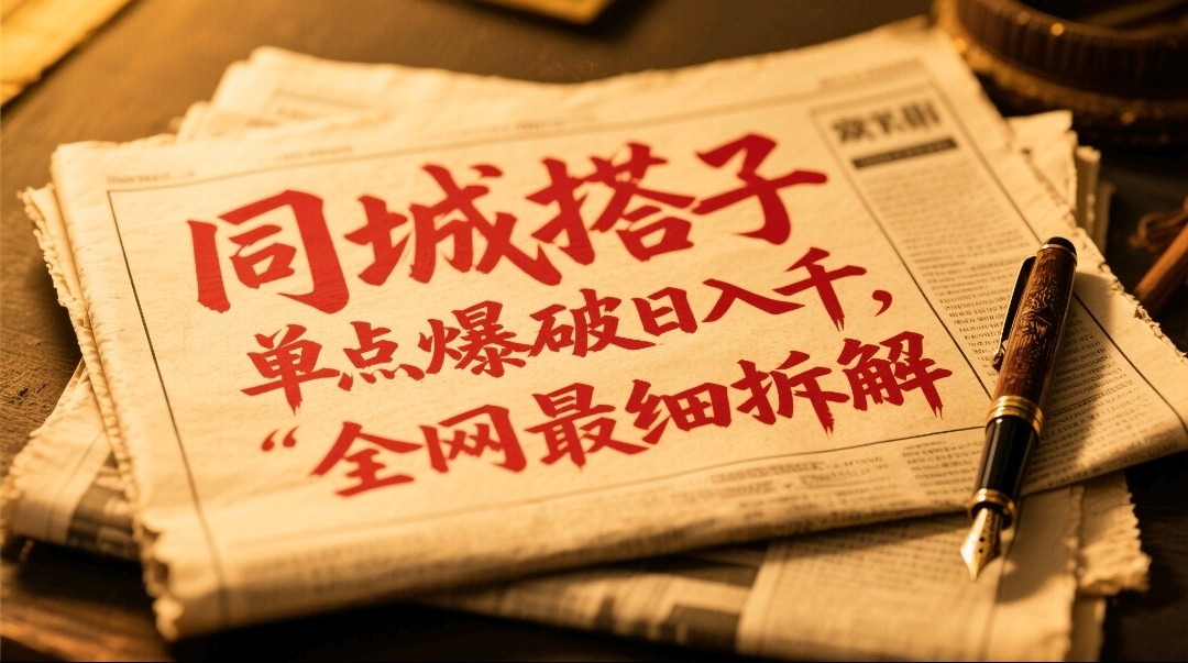 同城搭子群19.9单点爆破日入千，搭子组局月入万，全网最细拆解-天星云网创