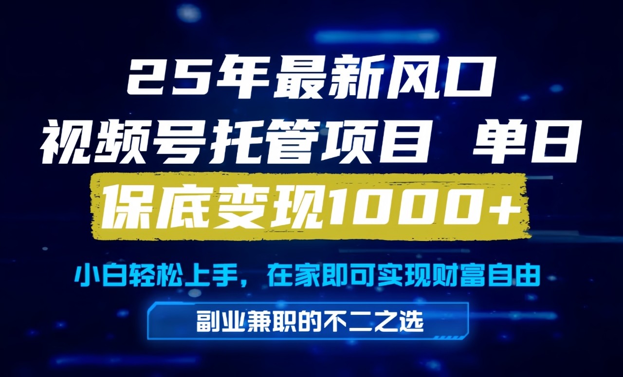 真正的懒人项目，妥妥的福利，先到先得，单日保底1000+-天星云网创