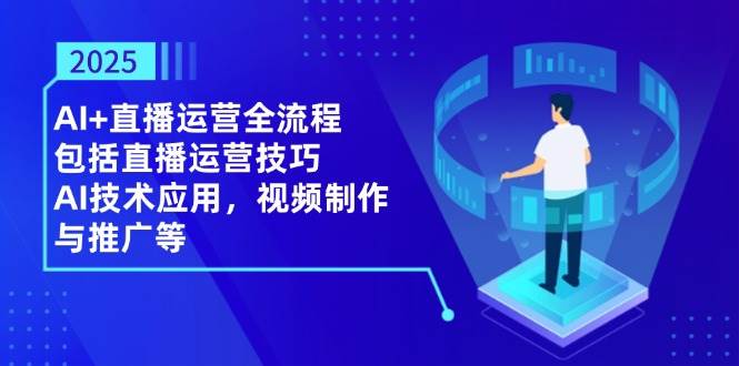 2025AI+直播运营全流程，包括直播运营技巧，AI技术应用，视频制作与推广等-天星云网创