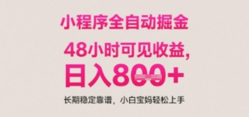 小程序自动挂G打金，无任何技术要求，没有时间限制，日入多张+长期稳定靠谱【揭秘】-天星云网创