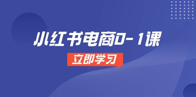 小红书电商0-1课，开店选品全流程，多平台素材处理与爆款笔记制作-天星云网创