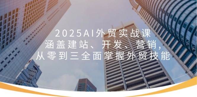 2025AI外贸实战课：涵盖建站、开发、营销, 从零到三全面掌握外贸技能-天星云网创