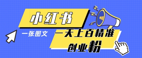 小红书模版一张图片一天轻松引流上百创业粉-天星云网创