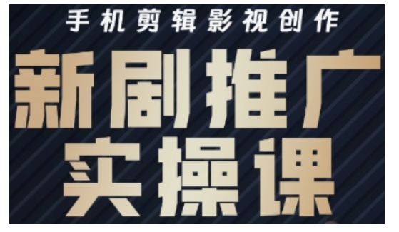 影视短剧号运营与剪辑实战全攻略，手机剪辑影视创作，新剧推广实操课-天星云网创