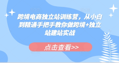 跨境电商独立站训练营，从小白到精通手把手教你做跨境 独立站建站实战知源共链|免费获取全站资源|免费视频资源|无会员免费资源平台|无限制资源下载|免费赚钱平台|小程序赚钱|赚钱项目网站|免费看视频获取奖励|免费资源下载|免费视频赚钱知源共链