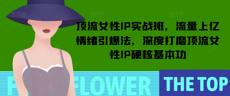 顶流女性IP实战班，流量上亿情绪引爆法，深度打磨顶流女性IP硬核基本功知源共链|免费获取全站资源|免费视频资源|无会员免费资源平台|无限制资源下载|免费赚钱平台|小程序赚钱|赚钱项目网站|免费看视频获取奖励|免费资源下载|免费视频赚钱知源共链